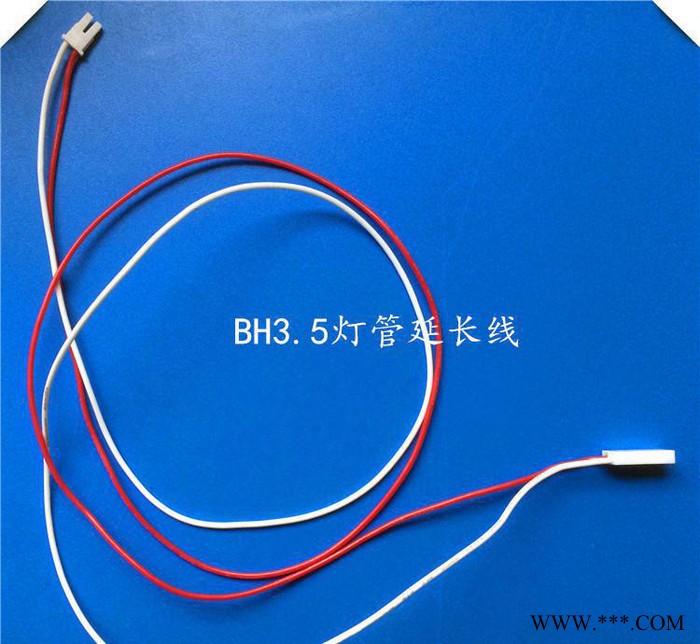 深圳专业于液晶显示屏背光灯管延长线窄口BH3.5红白26号硅图1