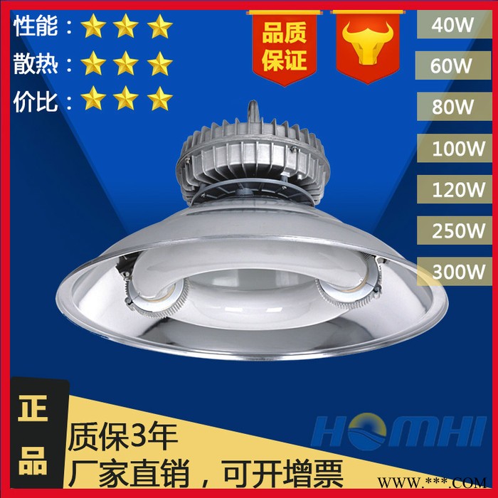 广东低频无极工矿灯高悬灯40/80/100/120W厂房仓库无极灯直销无极灯图3