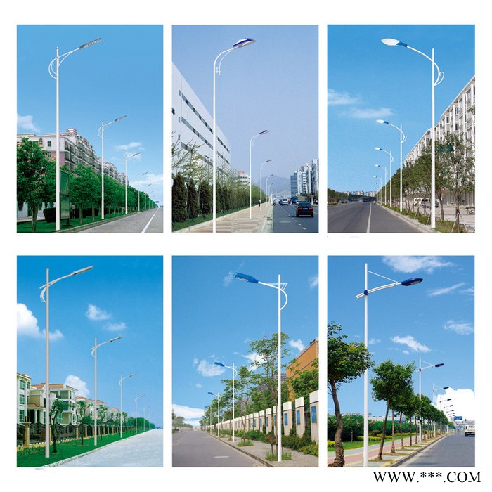 常年生产销售6-12M道路灯 150W/400W高压钠灯/金卤灯/无极灯光源 专业路灯厂家供货 多款型可选 道路灯批发图4