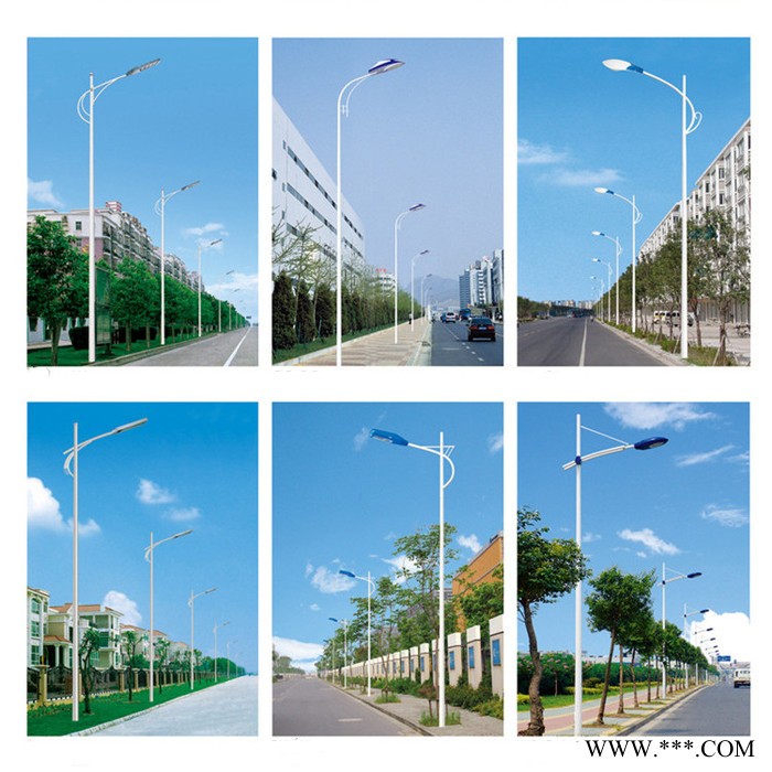 常年生产销售6-12M道路灯 150W/400W高压钠灯/金卤灯/无极灯光源 专业路灯厂家供货 多款型可选 道路灯批发图3