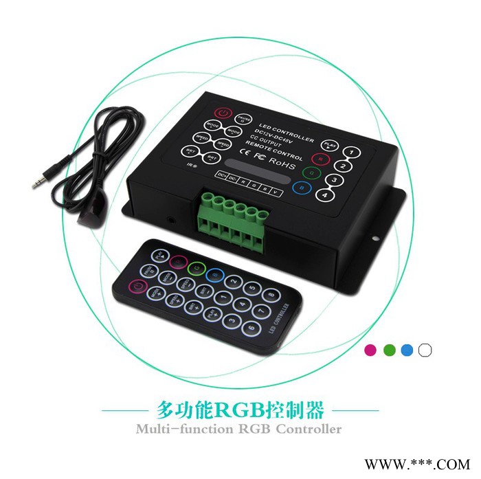 RGB控制器  BC-380-CC LED洗墙灯控制器 可编程LED控制器图2