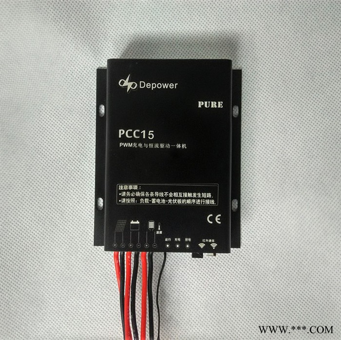 depower全防水太阳能路灯控制器12V/24V 10A/15A IP68可遥控设置参数 **图3