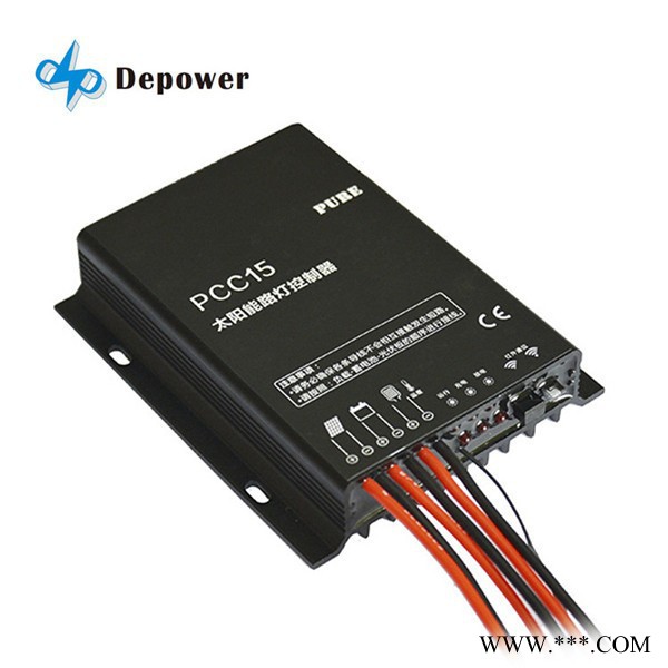 depower全防水太阳能路灯控制器12V/24V 10A/15A IP68可遥控设置参数 **图2
