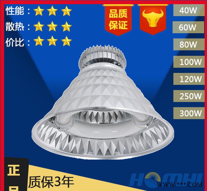 广东低频无极工矿灯 高悬灯 40/60/80/100/120W 无极灯直销图1