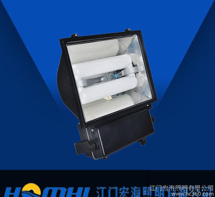 宏海照明12无极灯泛光洗墙投射灯大功率户外广告防水树底方形隧道投光灯 200W泛光灯图1