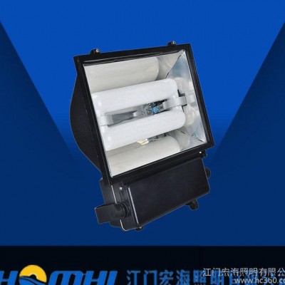 宏海照明12无极灯泛光洗墙投射灯大功率户外广告防水树底方形隧道投光灯 200W泛光灯