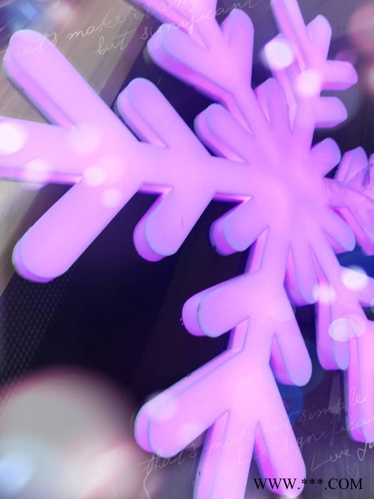 **LEDl立体 雪花工矿灯灯 雪花灯 无极灯
