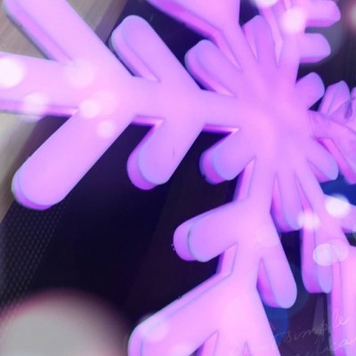 **LEDl立体 雪花工矿灯灯 雪花灯 无极灯