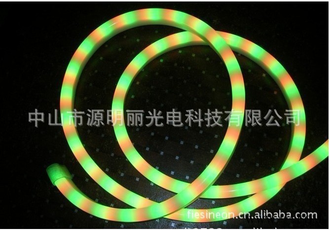 厂家 低价 圆二线软灯带/扁三线软灯带/LED彩虹管/LED霓虹灯图2