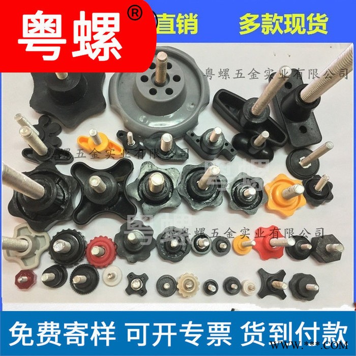 各种LED照明灯具手拧螺丝 湛江M4投光灯胶头螺丝  粤螺圆形螺丝图2
