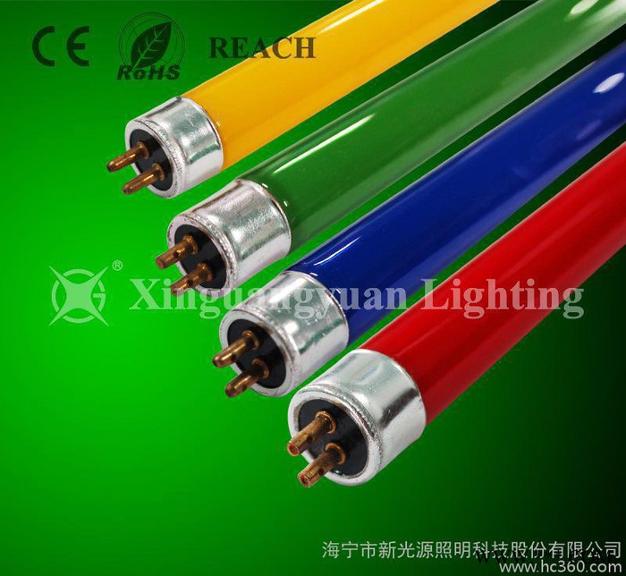 彩色灯管 T5彩色灯管 红，黄，蓝，绿图1