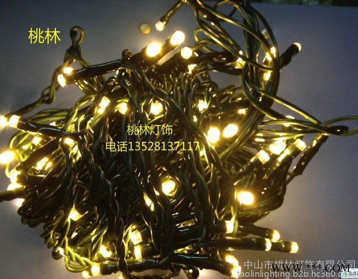 桃林LED灯串LED树灯10米100灯串灯树发光树梦幻灯光节彩灯芦苇灯闪灯喜庆新年圣诞灯装饰灯节日串灯满天星霓虹灯防水图8