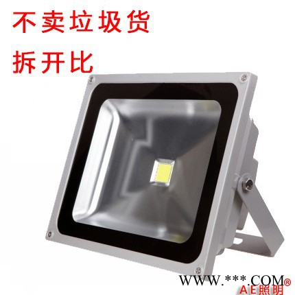 AE照明 LED投光灯防水户外灯投射灯室外灯泛光灯广告路灯10W20W30W50W100W 户外投光灯图2