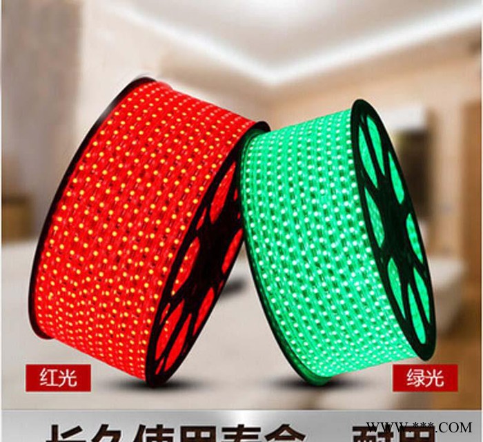 led灯带5050贴片软灯条防水高亮柜台彩色霓虹灯带单芯22图2