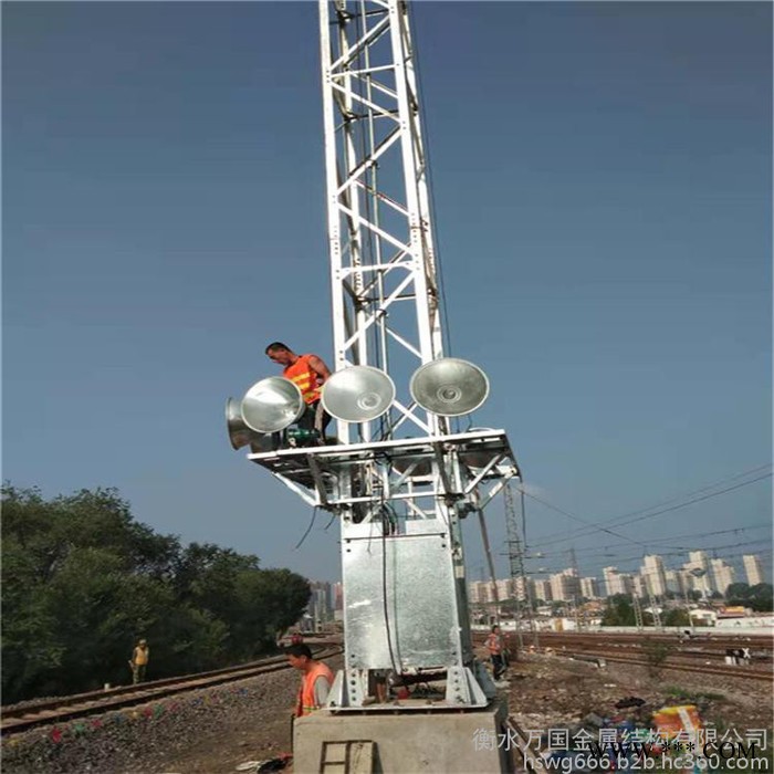 万国可定制 SDT升降式投光灯塔 固定式灯塔 铁路照明灯塔图6