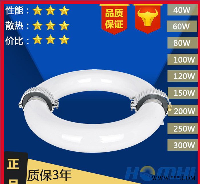 性价比低频无极灯灯管粉管 真正节能灯光源 80/150/200/300W图3