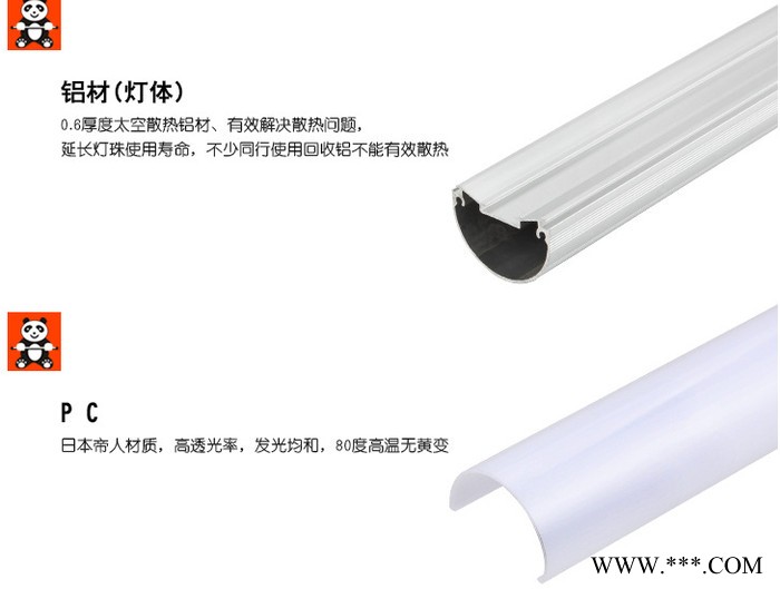 熊猫1.2M T8 led日光灯管  免改线路T8日光灯管 T8led灯管图4