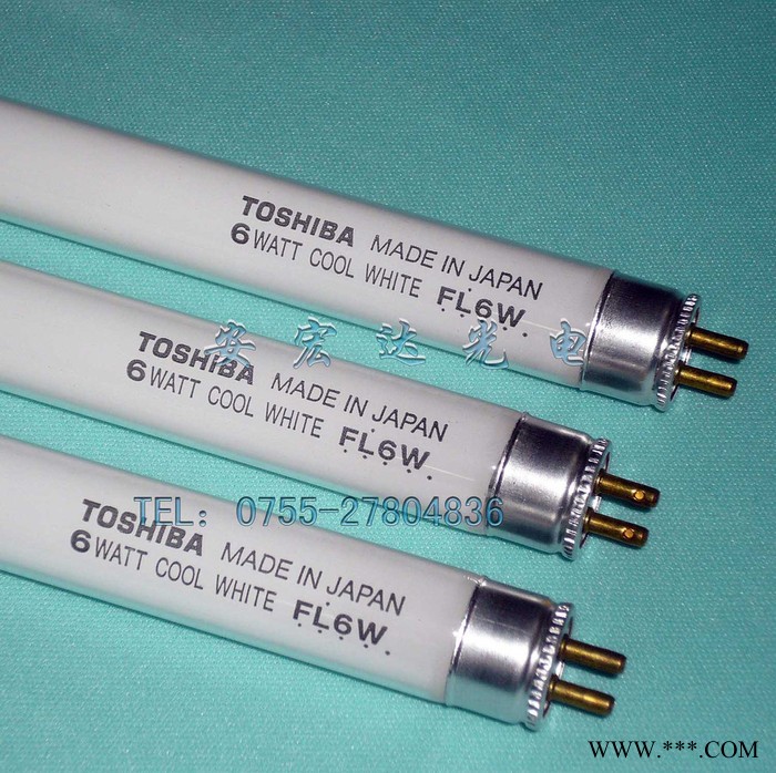 东芝TOSHIBA荧光灯管 荧光灯管 FL6D 6W/225MM机器照明专用灯管图2