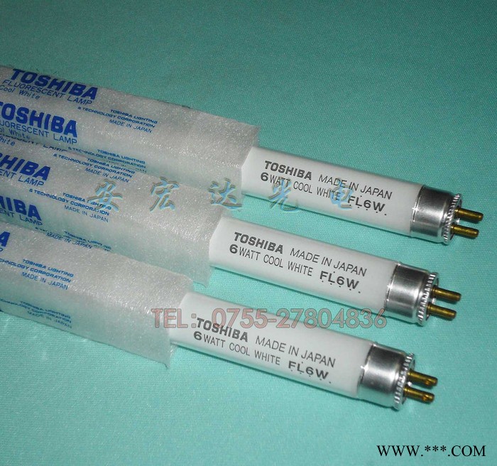 东芝TOSHIBA荧光灯管 荧光灯管 FL6D 6W/225MM机器照明专用灯管图4