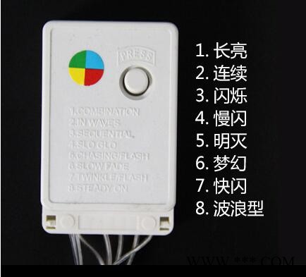 流行雨 led冰条灯满天星灯串婚庆节日彩灯户外圣 led彩灯闪灯串灯ktv酒吧满天星星灯婚庆装饰灯圣诞灯小彩灯霓虹灯图4
