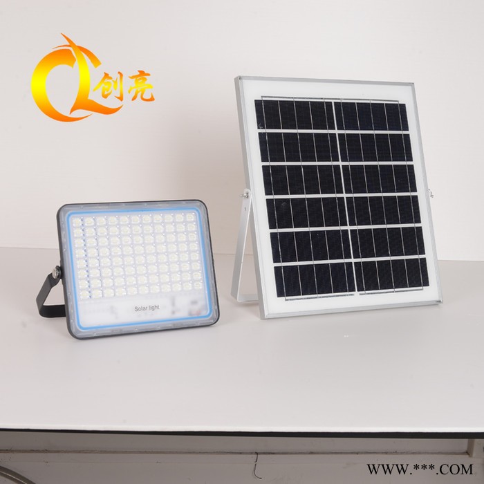 私模太阳能投光灯 大功率200W 太阳能庭院灯 现货供应太阳能投光灯 投光灯生产厂家图1