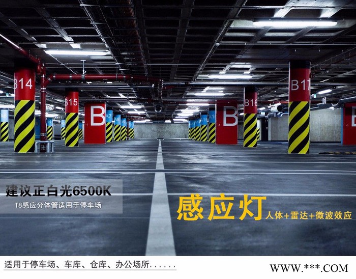 地下停车场LED灯管雷达微波感应灯管图1