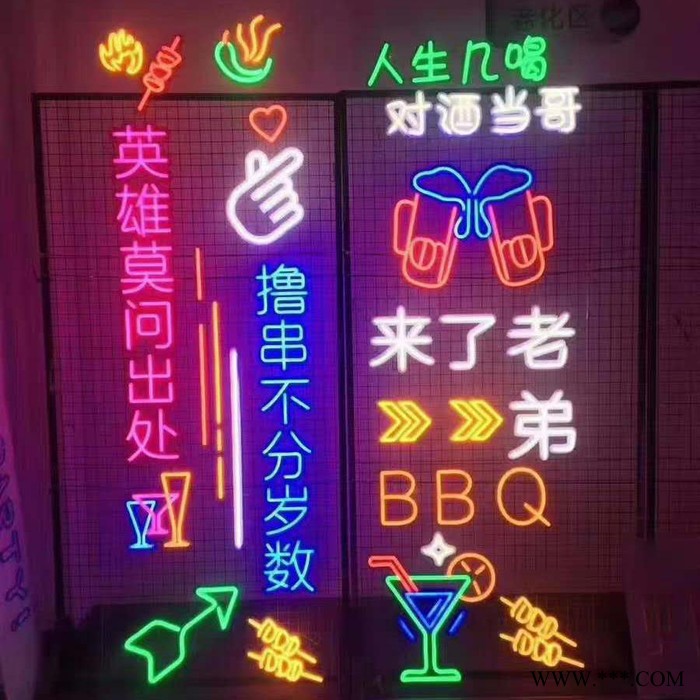 盛春广告牌制作发光字厂家 楼体大字 霓虹灯  楼宇招牌亚克力发光字LED发光字定制图4
