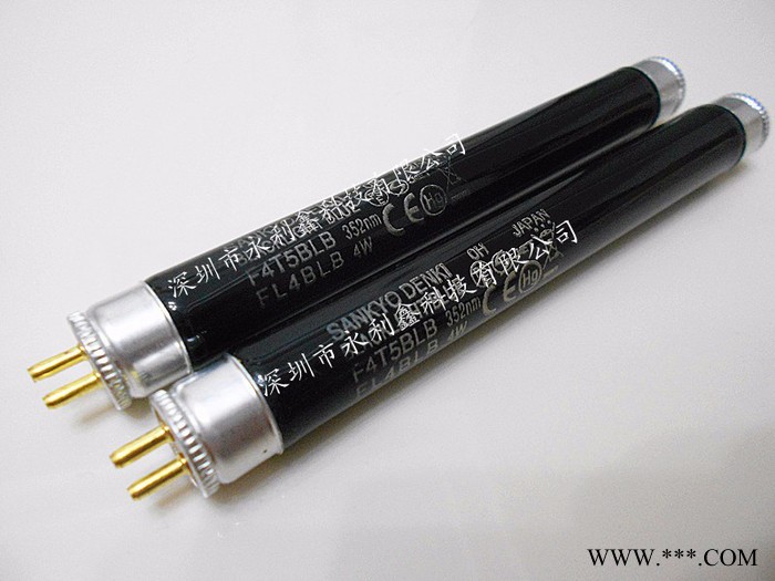特价原装三共F4T5BLB 紫外线灯管110V 4W 紫外线检测灯管黑灯管