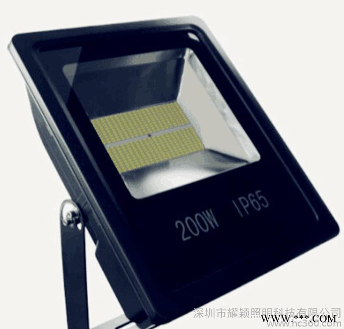 LED单科泛光灯200W   200W3030灯珠泛光灯图2
