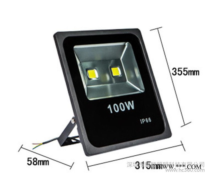 LED单科泛光灯200W   200W3030灯珠泛光灯图1