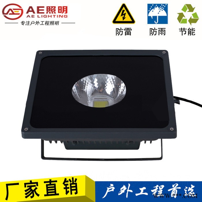 AE照明led泛光灯50W100W150W200W投光灯大功率led广告灯招牌灯图2