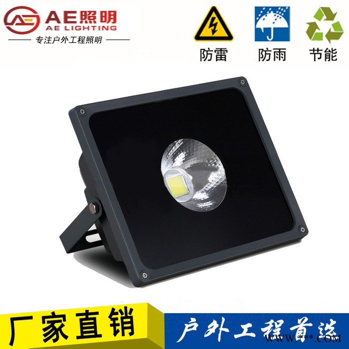 AE照明led泛光灯50W100W150W200W投光灯大功率led广告灯招牌灯图3