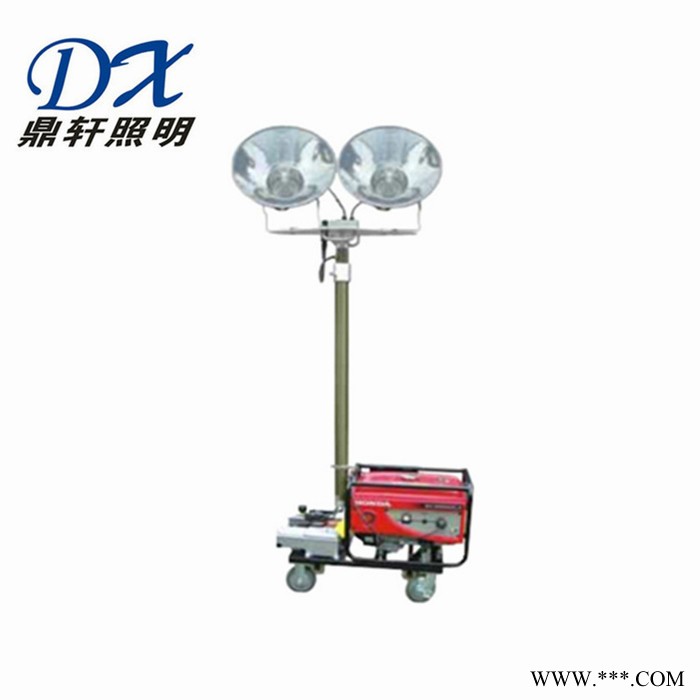 鼎轩照明SD6102A升降移动工作灯35W充电式应急泛光灯红蓝信号灯图2