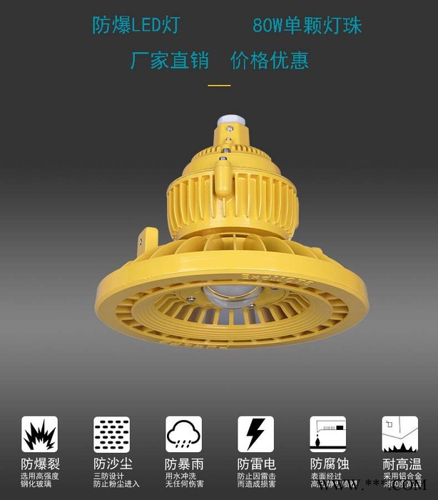 中沈防爆BAD97 防爆LED灯BAD97-60W 防爆投光灯防爆泛光灯图1