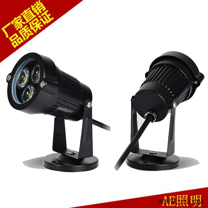 AE照明AE-CPD-02户外投光灯,草坪灯,投射灯,地埋灯,招牌灯LED投射灯3W户外防水投光灯射灯瓦楞灯古建筑亮化灯图3