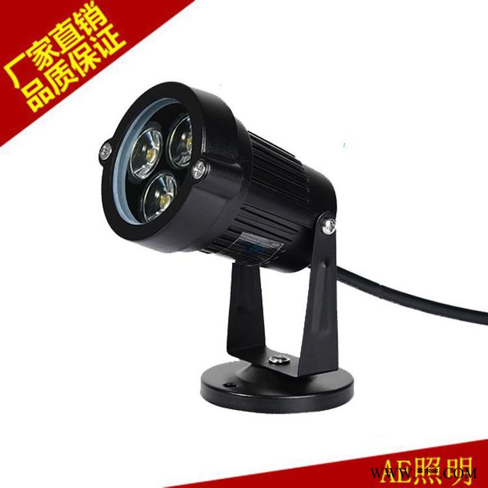 AE照明AE-CPD-02户外投光灯,草坪灯,投射灯,地埋灯,招牌灯LED投射灯3W户外防水投光灯射灯瓦楞灯古建筑亮化灯图2