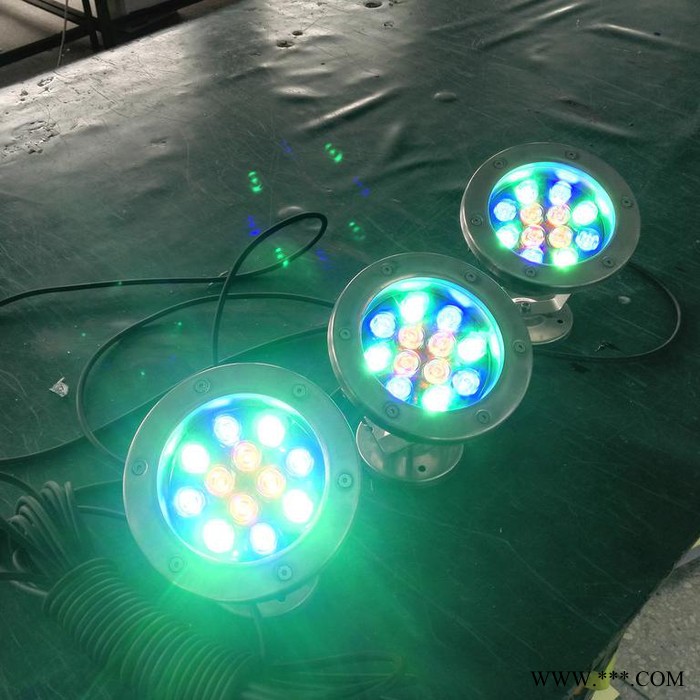 亮府压铸铝外壳内控七彩6瓦大功率LED水底灯 小区亮化照明LED七彩投光灯 园林亮化照明七彩投光灯外控  DMX512图5