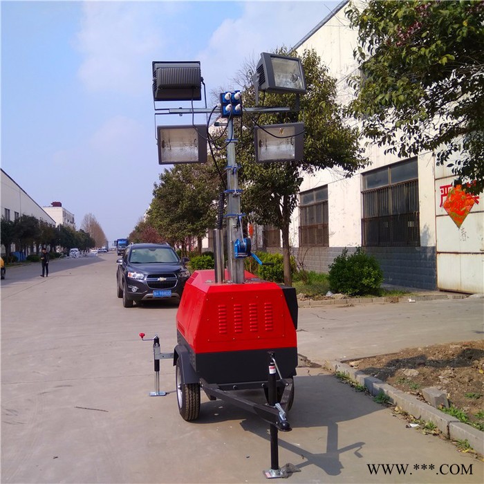 陕西自发电移动照明车省电亮度高应急照明车码头月球灯防爆泛光灯    奔马SMLV1000图1