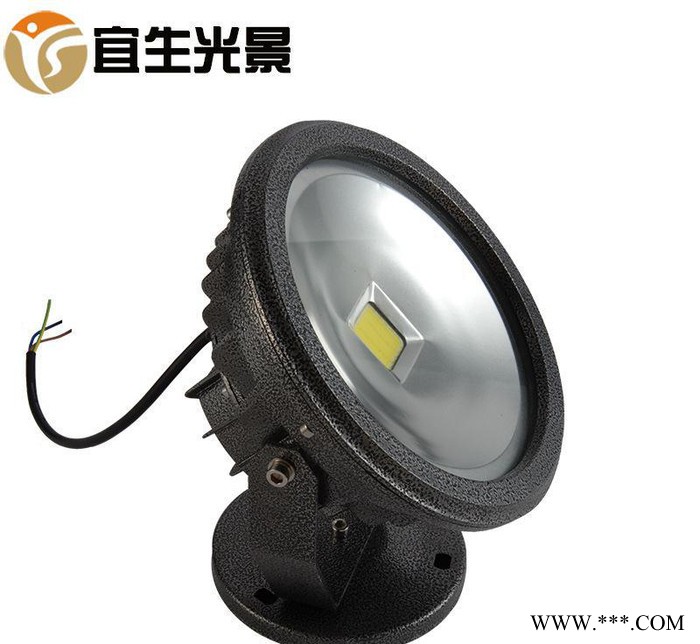 宜生光景工厂直销 集成圆形led投光灯 10W20W30W50W 户外防水射灯泛光灯图3