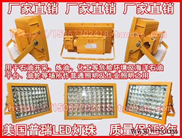 100W防爆免维护LED泛光灯IIC 化工厂照明100W防爆LED泛光灯投光灯图2