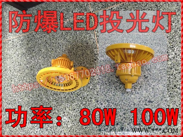 100W防爆免维护LED泛光灯IIC 化工厂照明100W防爆LED泛光灯投光灯图3