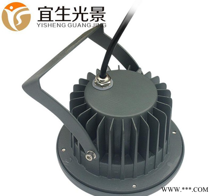 宜生光景户外6W led投光灯 大功率LED投射灯 圆形泛光灯 工程专用照树灯图2
