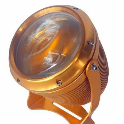 LED投光灯，30W户外土豪金光束LED聚光投光灯，LED照明投光灯，照明投光灯