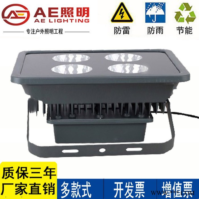 AE照明led泛光灯200W投光灯大功率led广告灯蓝球场足球场照明图1