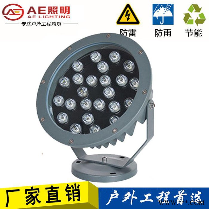 AE照明AE-TGDY-01公园景观灯,草坪景观灯,射景观灯投光灯圆型防水36w18w12w24w9w草坪射照树公园景观图2
