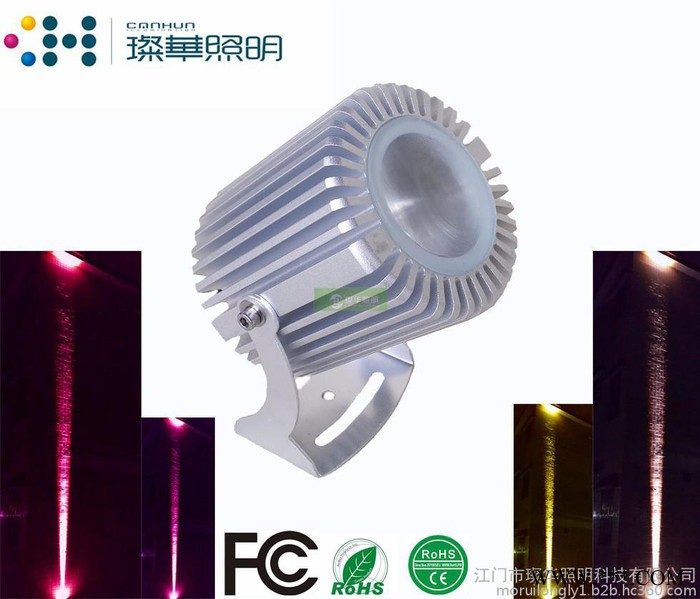 LED投光灯，10W户外聚光照明景观投光灯，光束聚光LED投光灯，亮化聚光灯图2