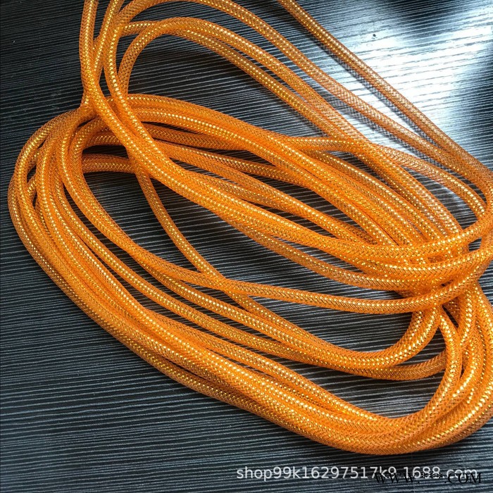 织海工艺0.6CM弹力圆管 灯管手工辅料帽花图3