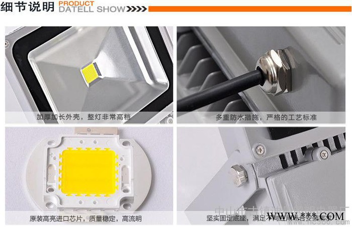 供应30W LED泛光灯 投光灯图2