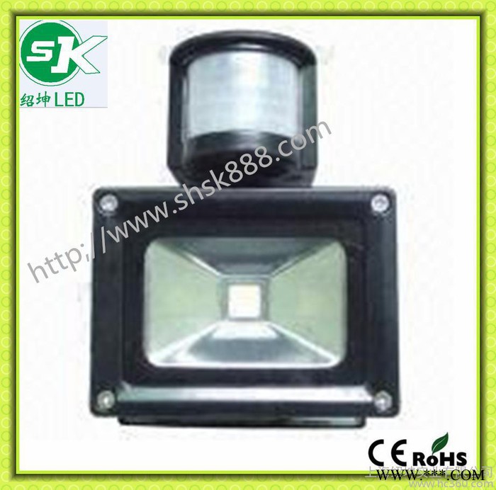 上海绍坤 LED人体感应投光灯   SHSK-TGD-50W   LED感应投光灯图3