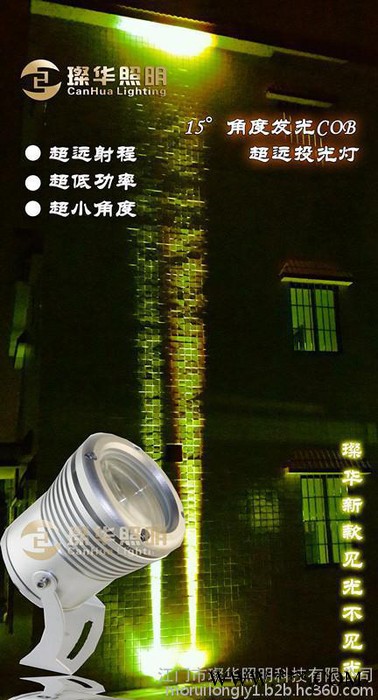 LED投光灯，15W户外景观聚光LED投光灯，光束投光灯，射灯图4